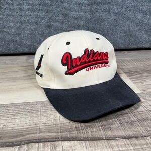 VTG Indiana University Hat Mens Bloomington Embroidered Felt Brim IU Hoosiers